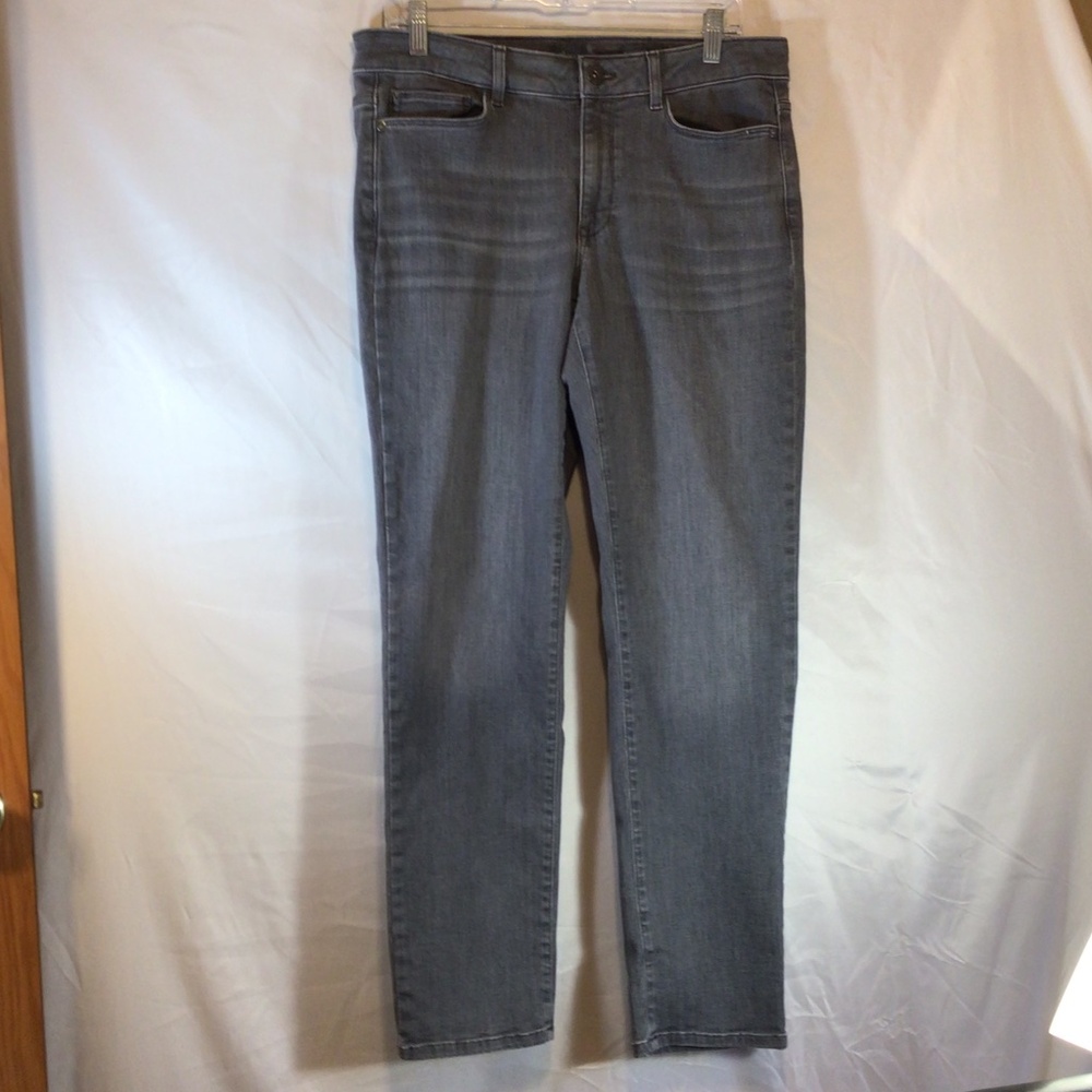 J Jill women size 10r boyfriend straight ankle stretch comfort everyday classic